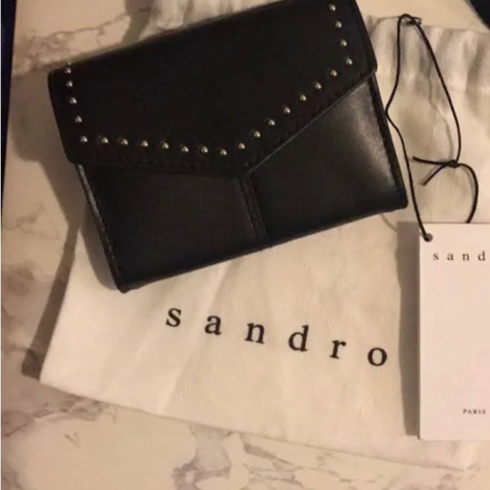 Sandro black wallet. Brand new. Never used.